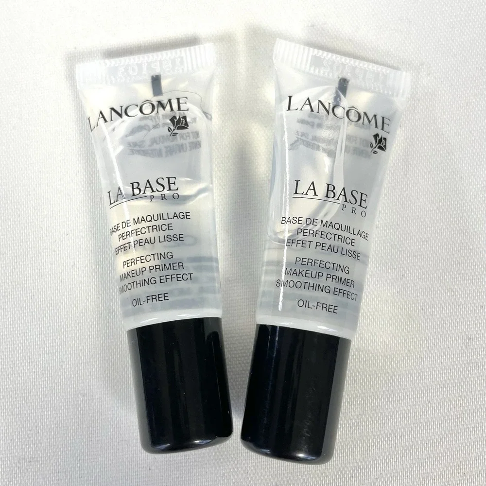 Lancome 9 Pc Makeup Sample Lot Mascara Primer Blush Lip Color‎ Compacts